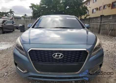 2016 Hyundai Sonata Hybrid из США, поврежденный, VIN KMHE34L17GA015832